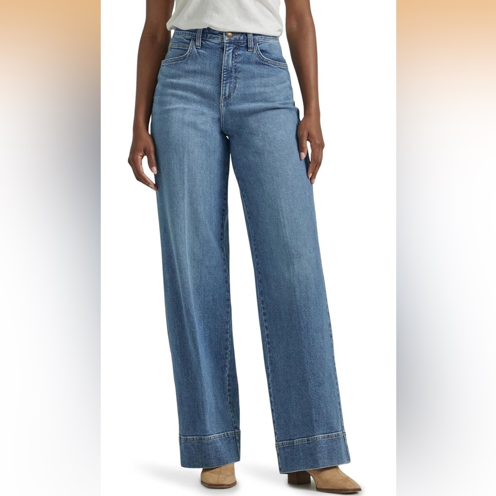 Lee Women's Blue Flare Jeans